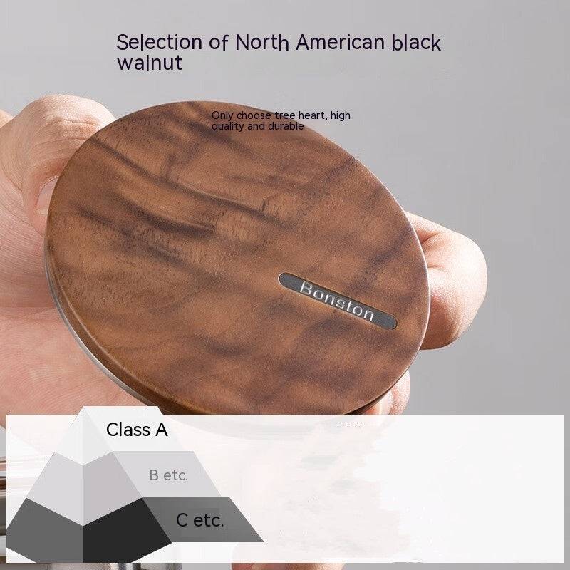 One-Click Filtering Walnut Full Glass Liner Teapot | Elegant Brewing Solution - Image 2