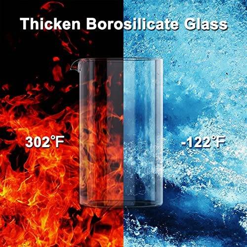 French Press Coffee Maker – 100% BPA Free, Dishwasher Safe, 12oz & 21oz Sizes - Image 2