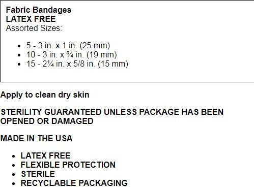 All Terrain Fabric Bandages Assorted (1x30 PC) - Image 2