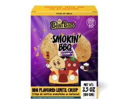 Bean Bites | Smokin’ BBQ Lentil Crisp 3.53 oz (100 g) | Round Crunchy Crisps