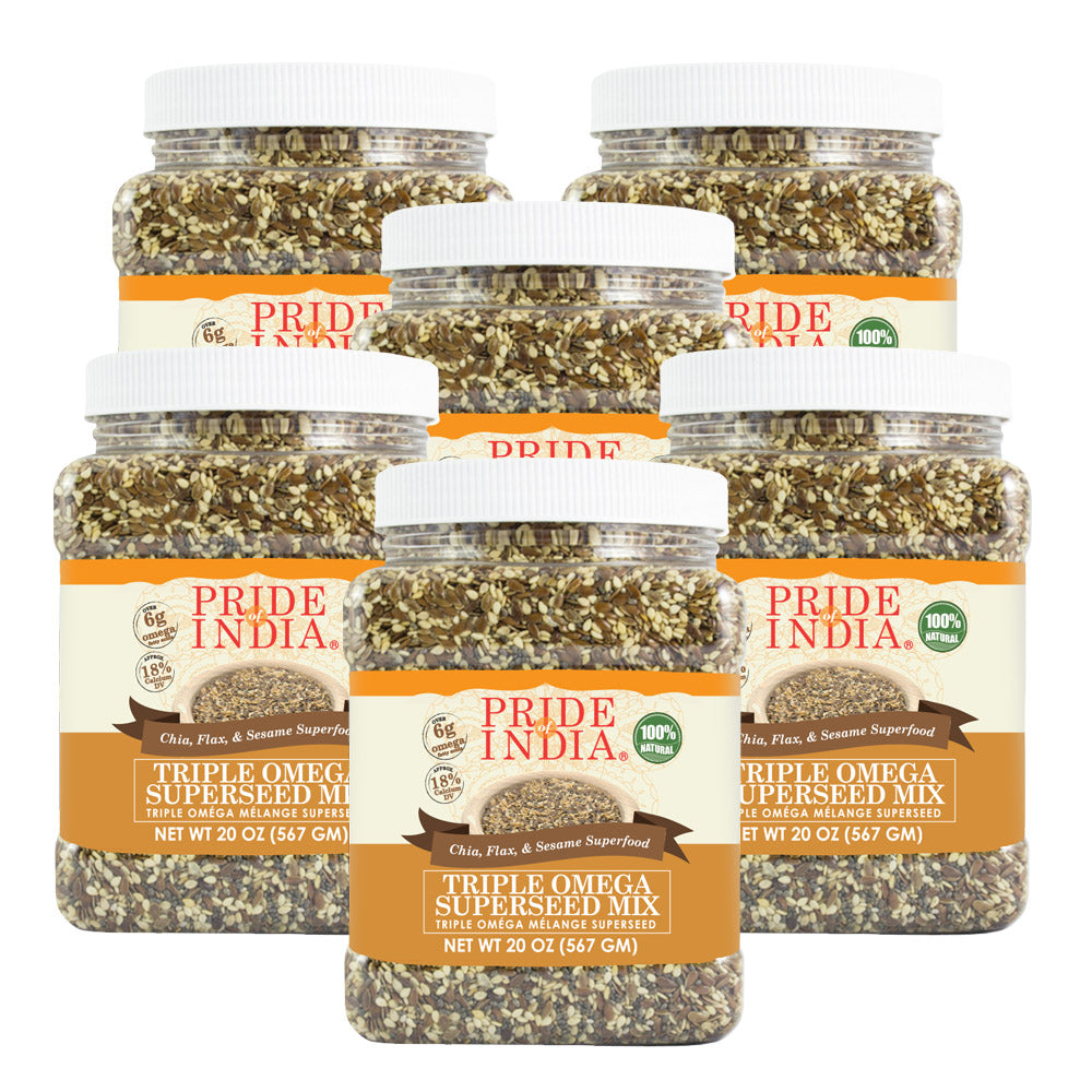 Triple Omega Superseed Mix - Chia Flax & Sesame Superfood Jar - Image 4