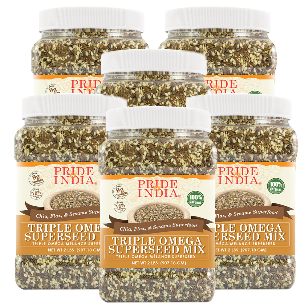 Triple Omega Superseed Mix - Chia Flax & Sesame Superfood Jar - Image 9
