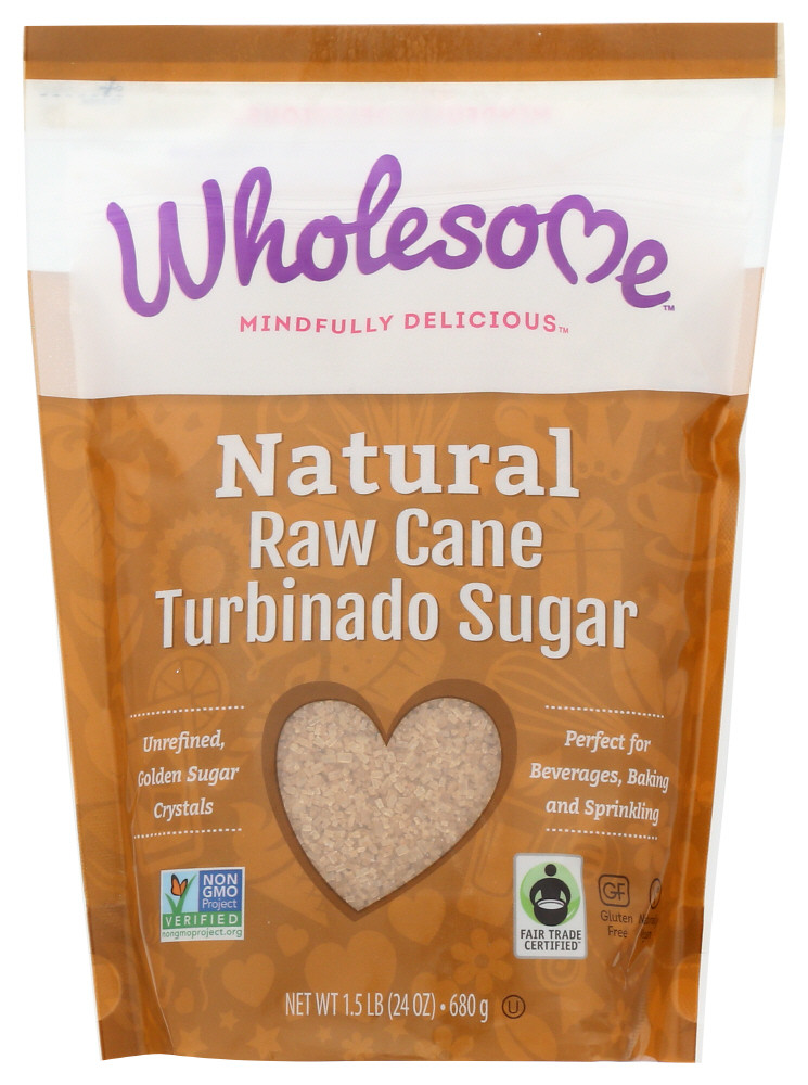 Wholesome Sweeteners Fair Trade Raw Cane Sugar (12 x1 .5 LB)
