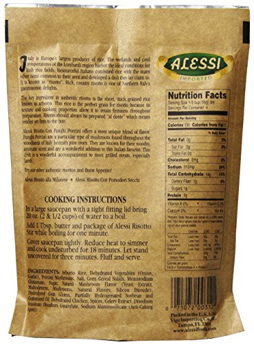 Alessi Funghi Risotto W/ Porcini Mushrooms (6x8Oz) - Image 2