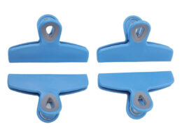 4-Piece Bag Clip Set, Blue
