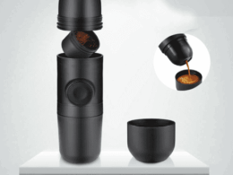 Condensed Portable Mini Coffee Machine – Capsule Black, Compact & Travel-Friendly