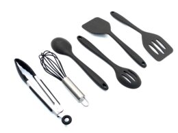 6-Piece Mini Silicone Kitchen Tool Set.