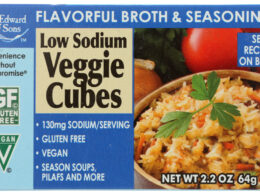 Edward & Sons Low Sodium vegetable Bouillon Cube (12x2.2 Oz)