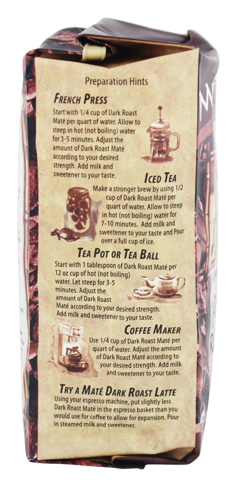 Mate Factor Fresh Yerba Mate Organic Dark Roast Loose Herb Tea 12 oz (Pack of 6) - Image 3