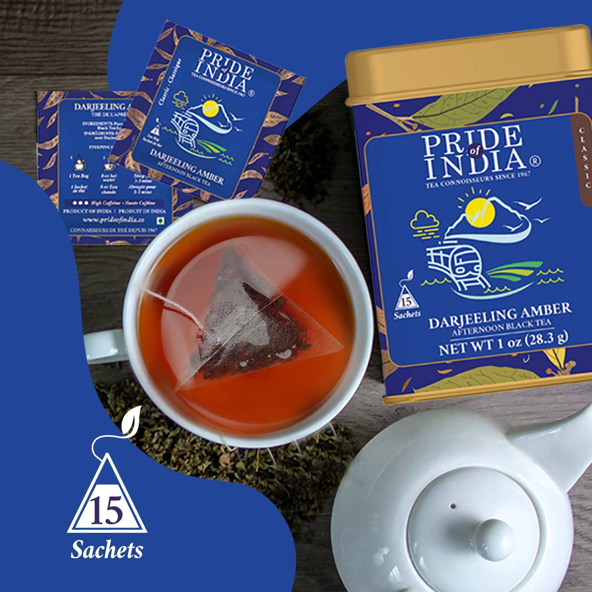 Darjeeling Amber - Afternoon Black Tea Bags - Image 2