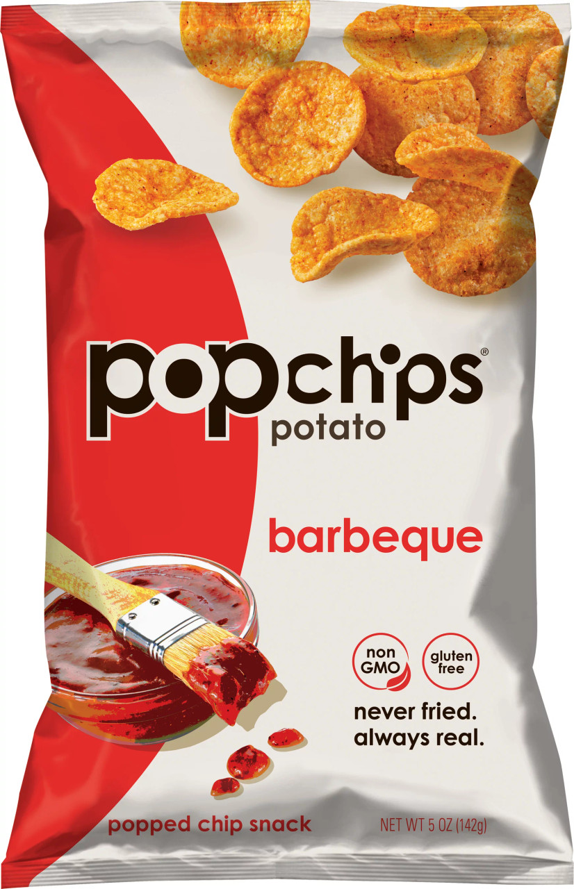 Pop Chips BBQ Potato Chips 5 oz (Pack of 12)