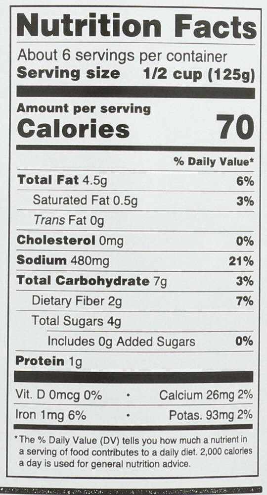 OG2 SGMT RST VEG PSCE ( 6 X 25 OZ ) - Image 2
