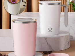 Electric Mixing Cup for Perfectly Blended Coffee