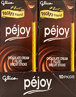 Glico Pejoy Chocolate Cream Filled Biscuit Sticks (20x1.13 OZ) - Image 2