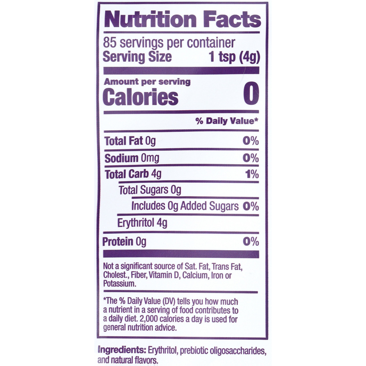 Swerve Natural Ultimate Sugar Replacement Granulated Erythritol 12 oz (Pack of 6) - Image 3
