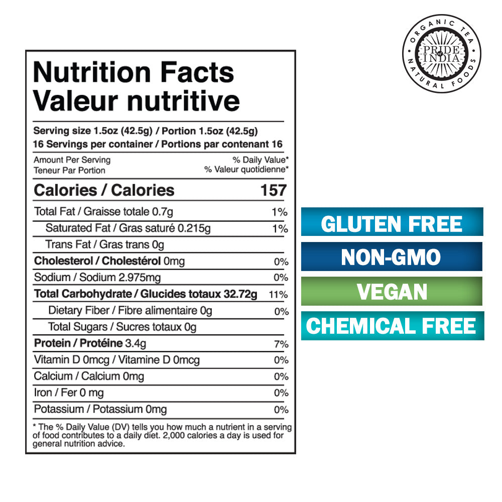 Extra Long Indian Brown Basmati Rice - Naturally Aged Healthy Grain Jar - Image 2