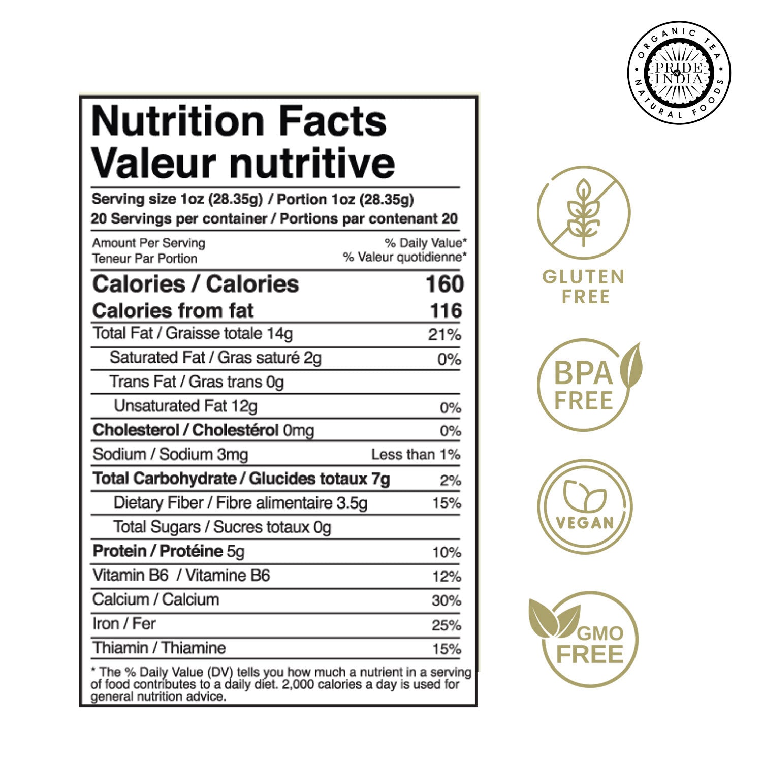 White Sesame Seeds Raw Unhulled - Calcium & Iron Superfood Jar - Image 2