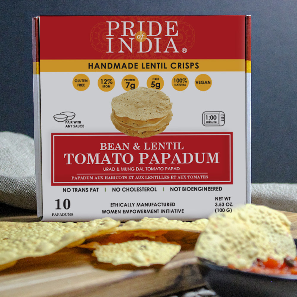 Bean & Lentil Tomato Papadum Crisp - Image 4