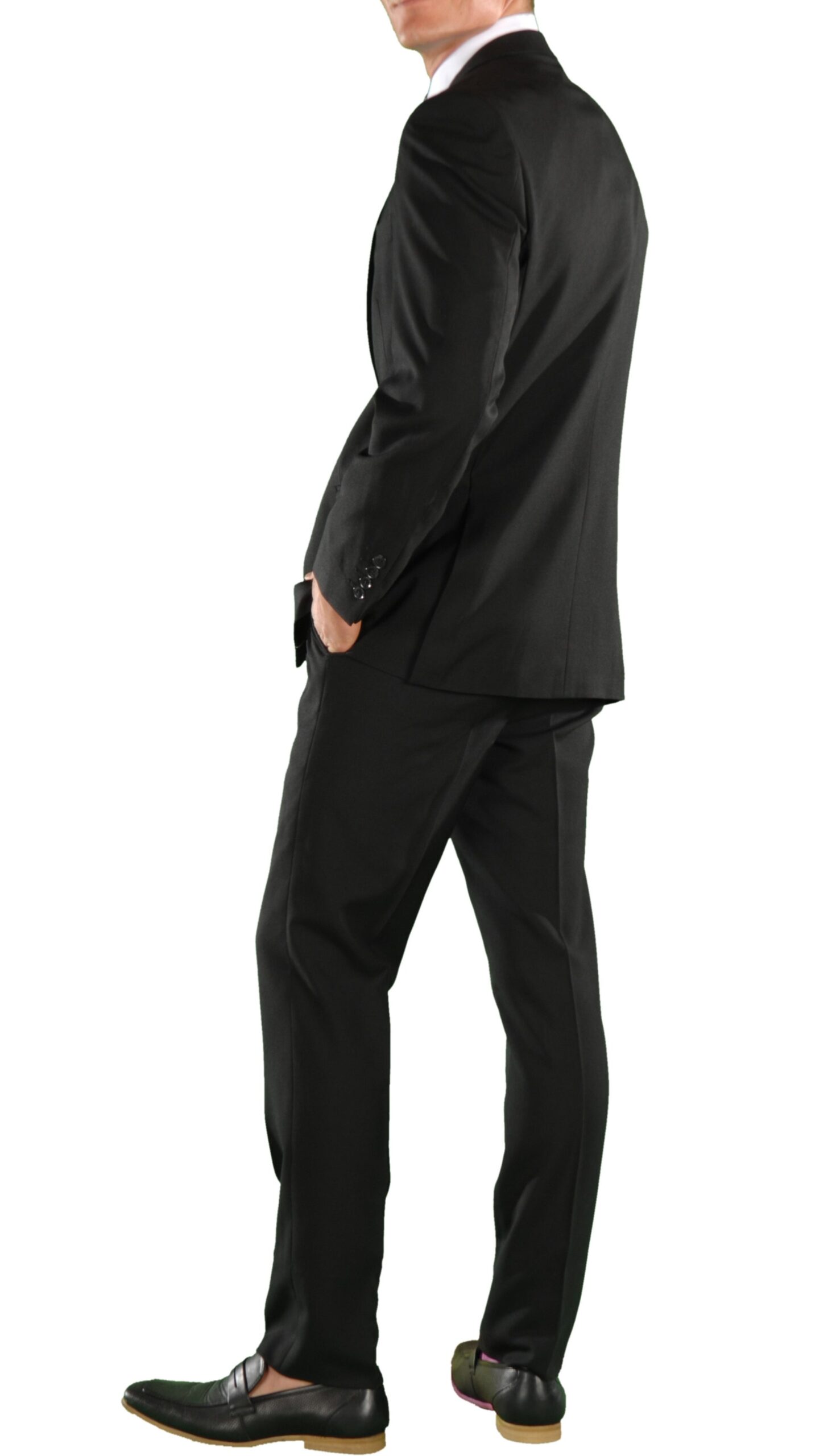 Ford Black Regular Fit 2 Piece Suit - Image 3