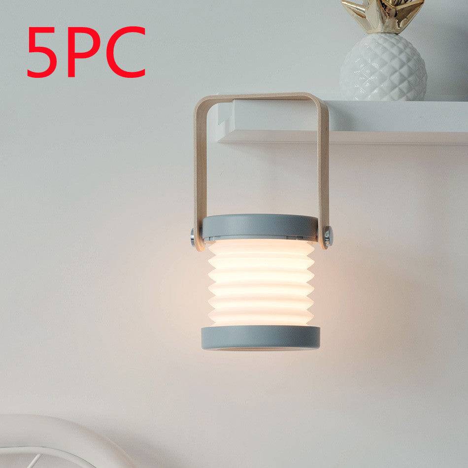 Foldable Touch Dimmable LED Night Light | USB Rechargeable Lantern Lamp for Home & Travel - Image 10