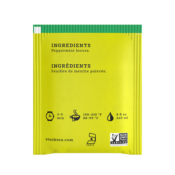 Stash Tea Peppermint Tea (6x20 CT) - Image 3