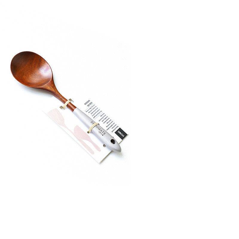 Teak Lacquer Kitchen Utensils | Japanese-Style Soup Spoon & Vegetable Shovel - Image 11