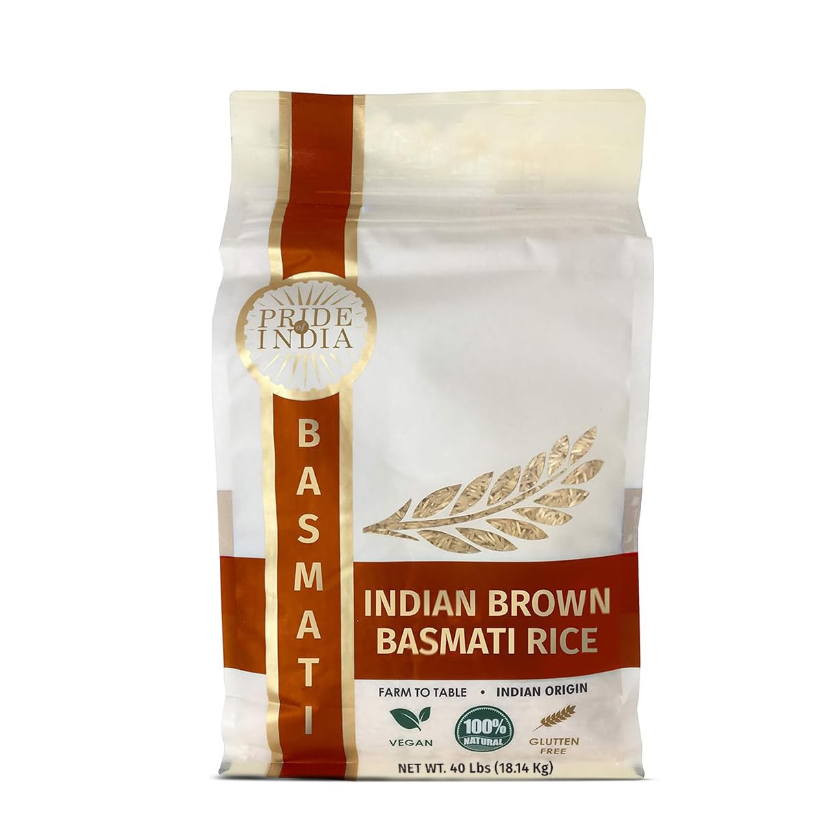 Extra Long Indian Brown Basmati Rice - Naturally Aged Healthy Grain Jar - Image 10