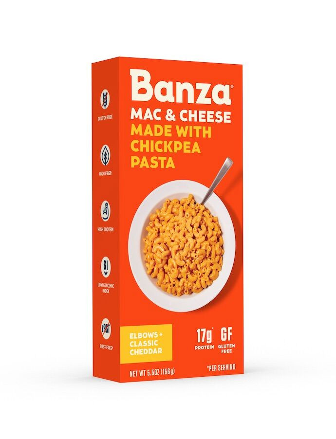 BANZA CHCKPEA MAC & CHED ( 6 X 5.5 OZ )
