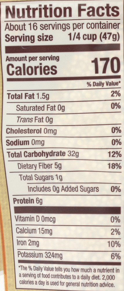 OG2 BOBS QUINOA WHL GRN ( 4 X 26 OZ ) - Image 2