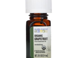 Aura Cacia Organic Grapefruit Essential Oil (1x.25 Oz)