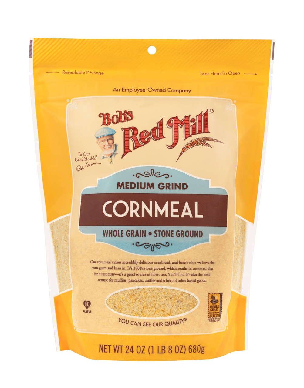 BOBS CORN MEAL MEDIUM ( 4 X 24 OZ )