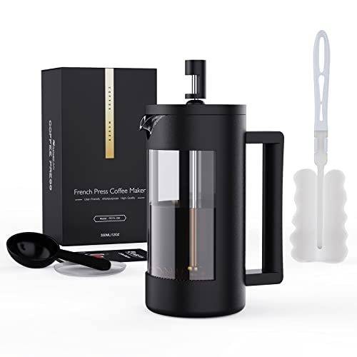French Press Coffee Maker – 100% BPA Free, Dishwasher Safe, 12oz & 21oz Sizes - Image 6