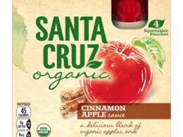 Santa Cruz Organic Apple Sauce Cinnamon (6X4 Ct)