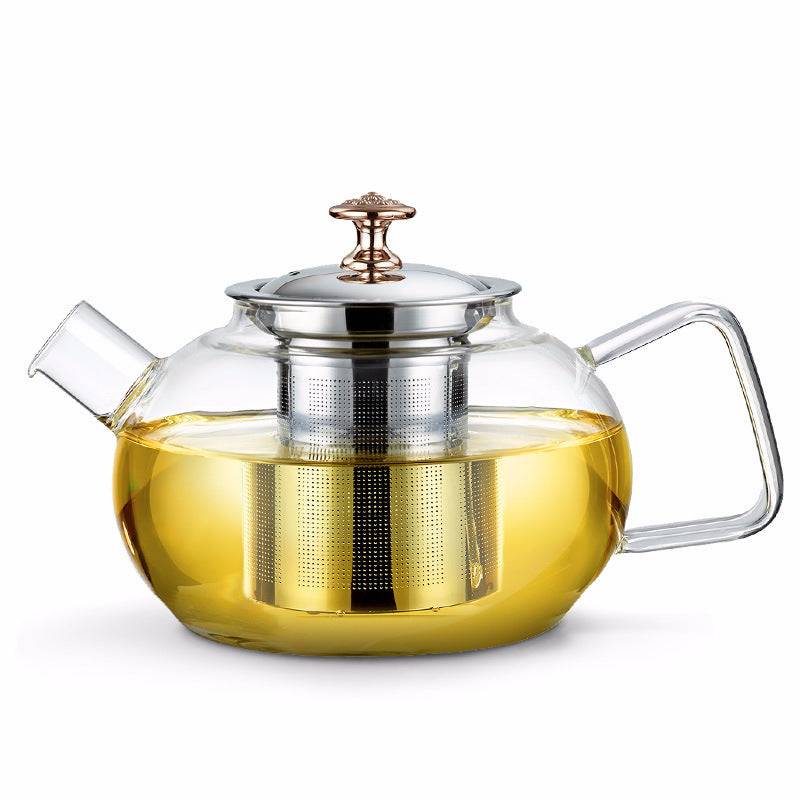 Thickened High Borosilicate Glass Teapot 800ml