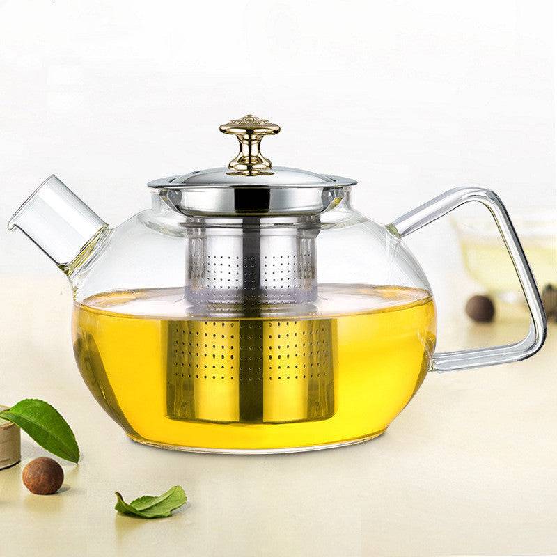 Thickened High Borosilicate Glass Teapot 800ml - Image 4