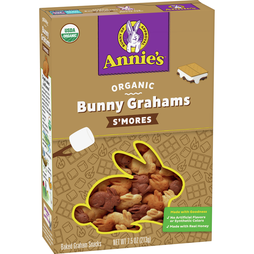 Annie's Homegrown Organic S'mores Bunny Grahams 7.5 oz (Pack of 12) - Image 2