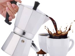 Rainbean 3-Cup Italian Moka Pot – 180 ml Stovetop Espresso Maker