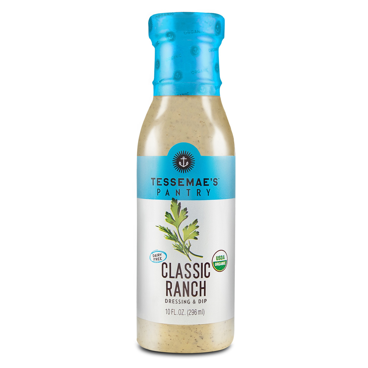 Tessemae's Pantry Organic Classic Ranch Dressing 10 oz (Pack of 6)