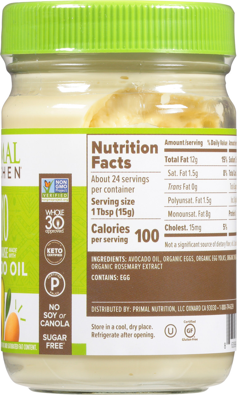 Primal Kitchen P.K Mayo W/Avocado Oil (6X12 OZ) - Image 3