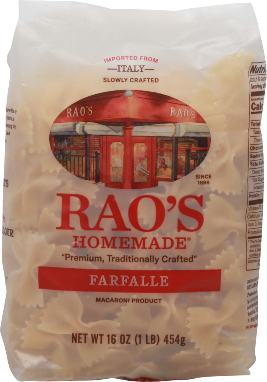 RAOS PASTA FARFALLE ( 6 X 16 OZ ) - Image 3