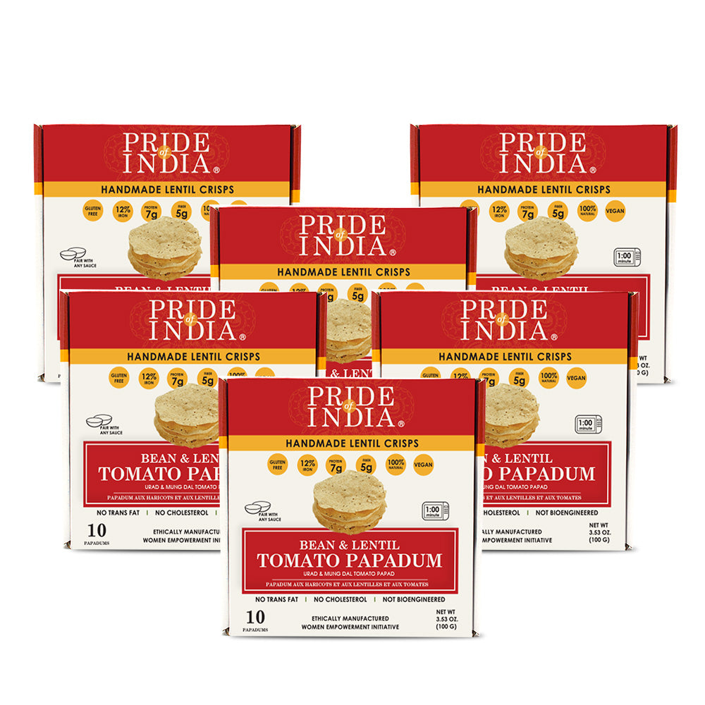 Bean & Lentil Tomato Papadum Crisp - Image 7