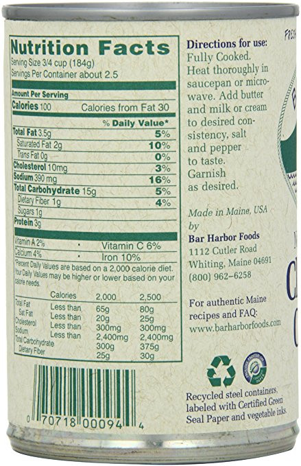 Bar Harbor Clam & Corn Chowder (6x15 Oz) - Image 4
