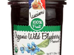 Lucien Organic Wild Blueberry Preserves 11.28 oz (Pack of 6)