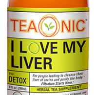 Teaonic Organic Detox I Love My Liver 2 oz (Pack of 6 Bottles)