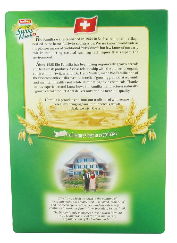 FAM MUESLI SWSS NO ADSGR ( 6 X 29 OZ ) - Image 2