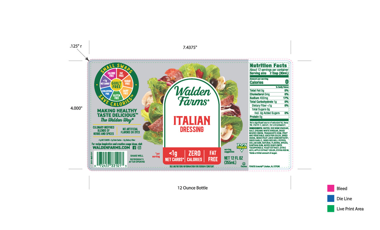 Walden Farms Italian Dressing (6x12 Oz) - Image 4