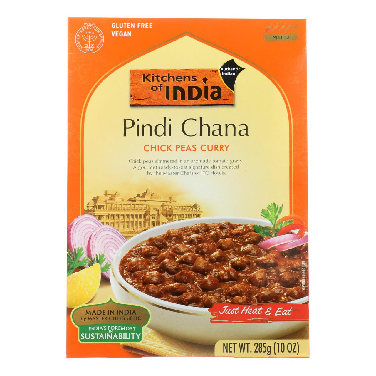 Kitchens Of India Pindi Chana Chick Pea Curry (6x10Oz)