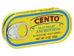 Cento Flat Fillets of Anchovies in Olive Oil (25x2 OZ)
