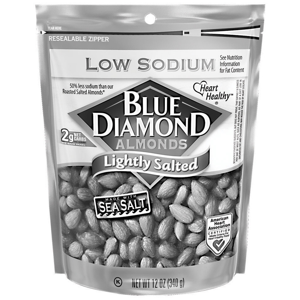 Blue Diamond Lightly Salted Almonds 12 oz (Pack of 6) - Image 2
