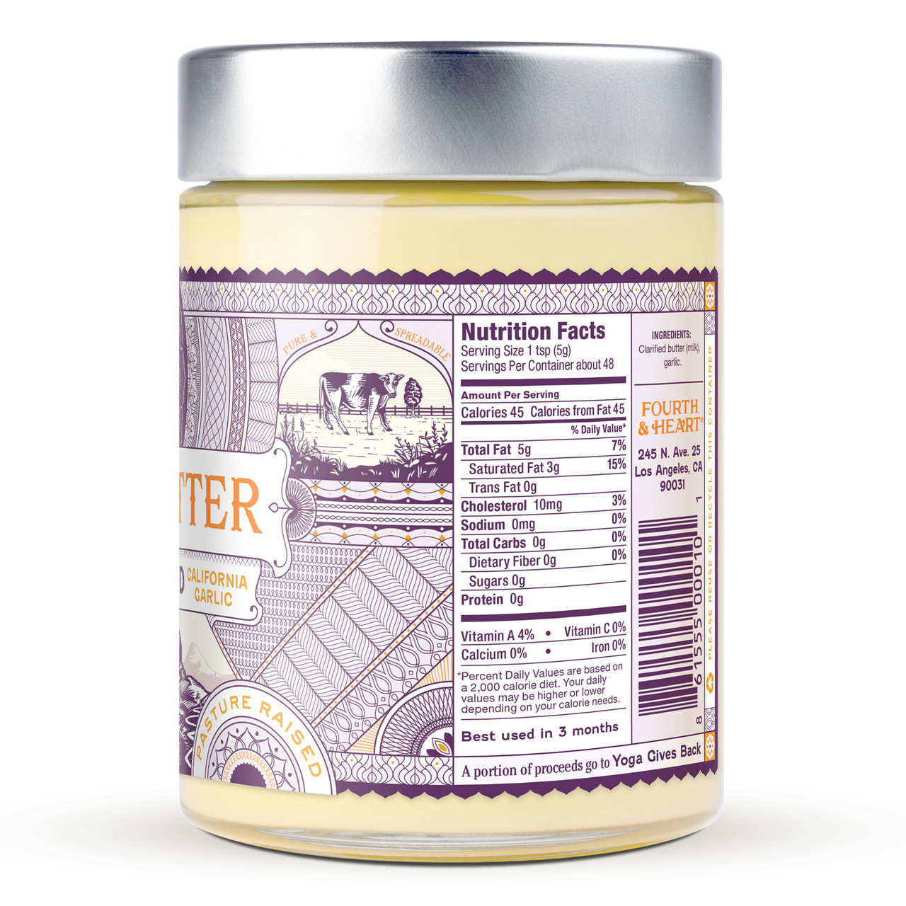 4th & Heart Ghee Butter California Garlic (6x9 OZ) - Image 6
